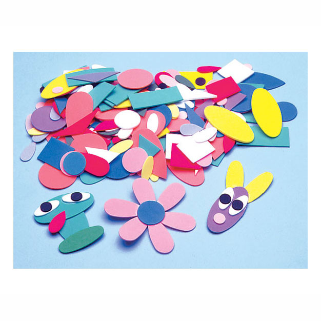 Colorations - autocollants en mousse pour figurines, 1000 pcs.