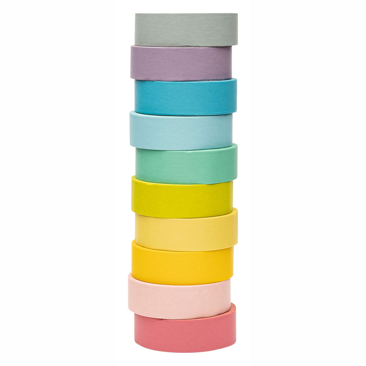 Colorations - washi tape couleurs pastel, lot de 10