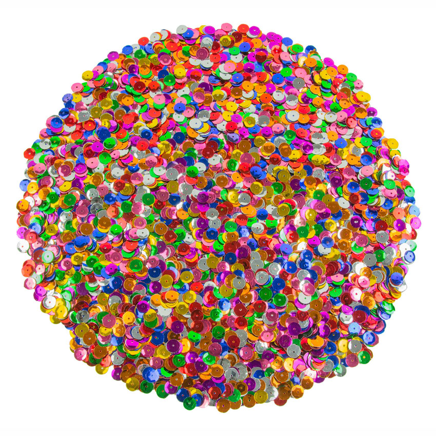 Colorations - paillettes colorées, 100 grammes