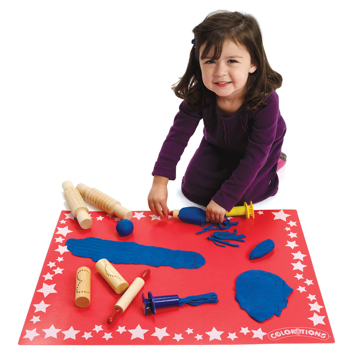 Colorations Keep it Clean Set de table, lot de 6
