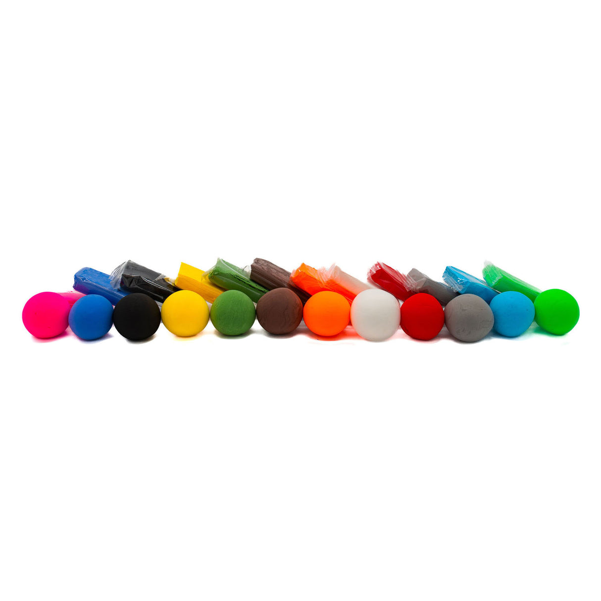 Colorations - couleur d'argile sèche à l'air, ensemble de 24