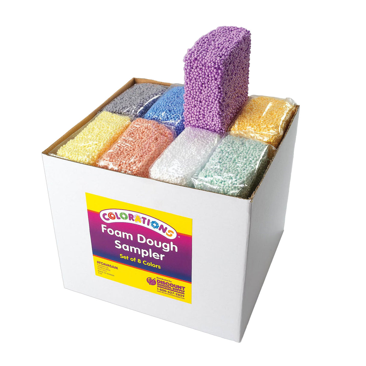 Colorations - couleur d'argile en mousse, ensemble de 8