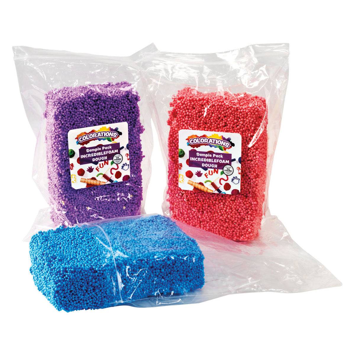 Colorations - couleur d'argile en mousse, ensemble de 8