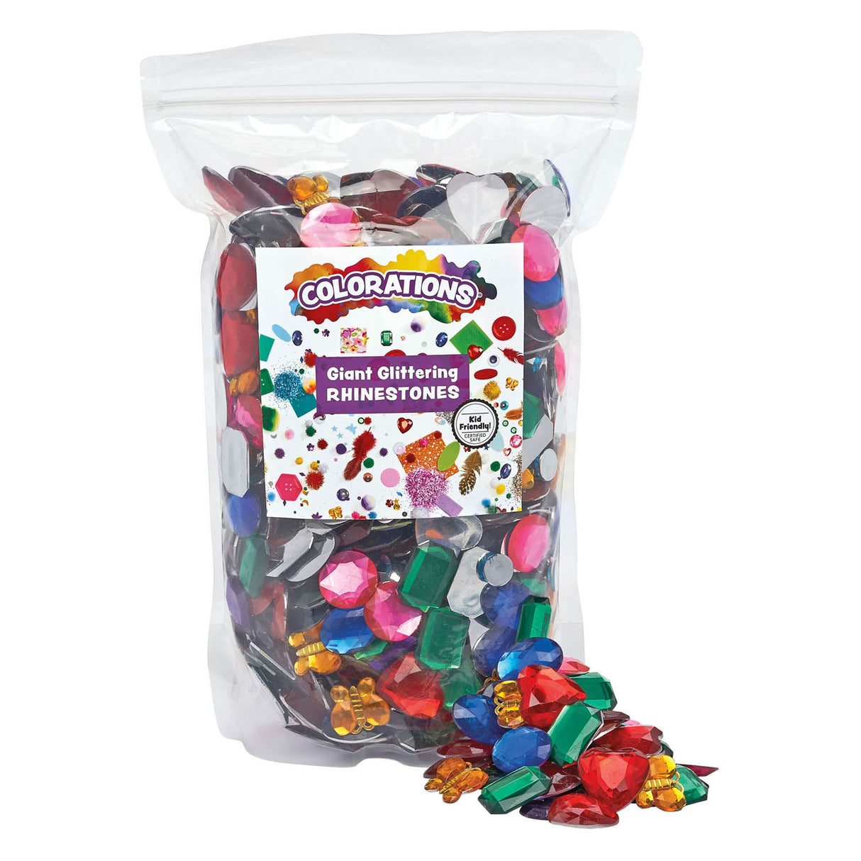 Colorations - strass scintillants grandes, 453 grammes