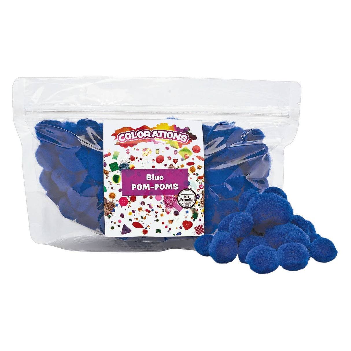 Colorations - Pom Pompes bleu, 100e.