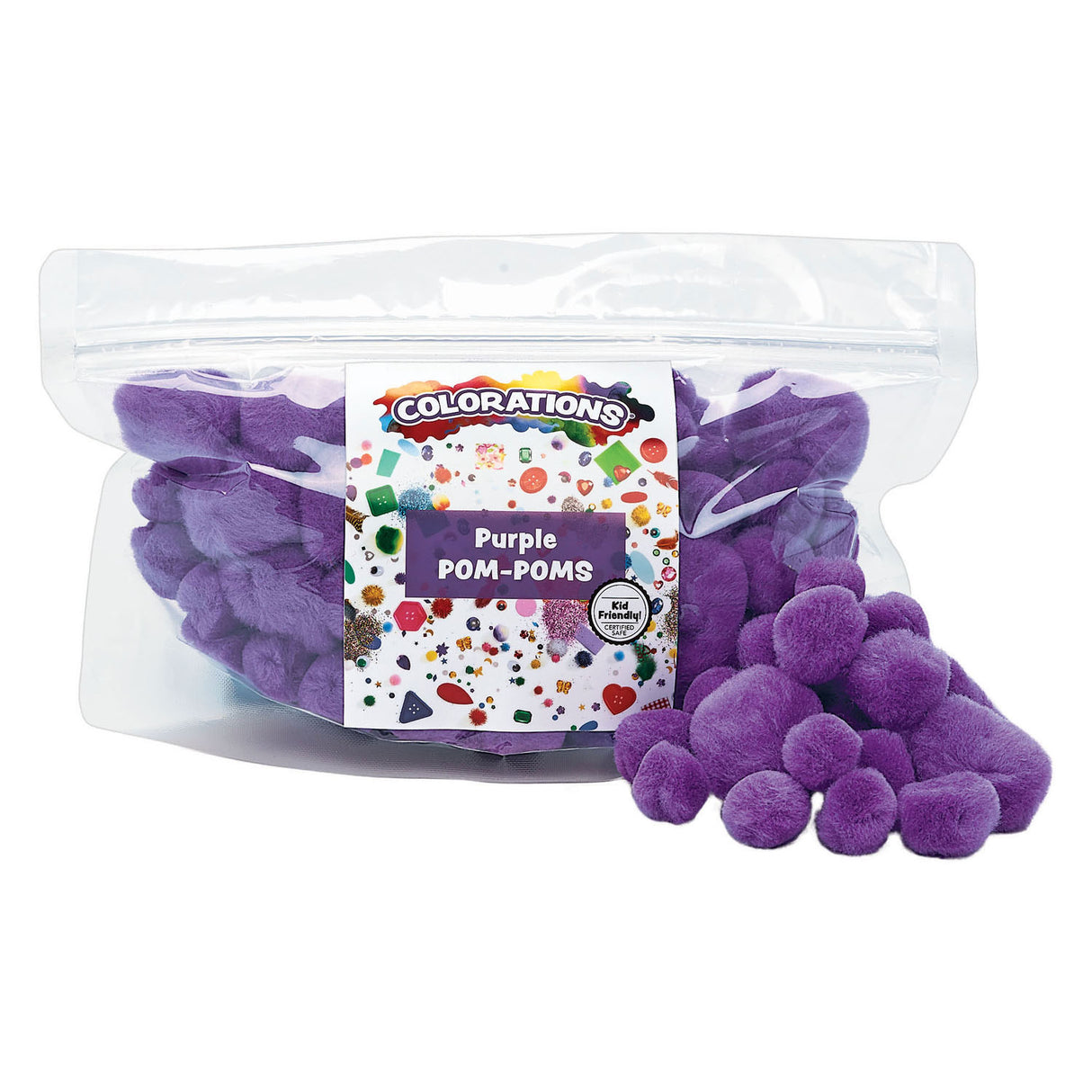 Colorations - Pom Pom Purple, 100e.