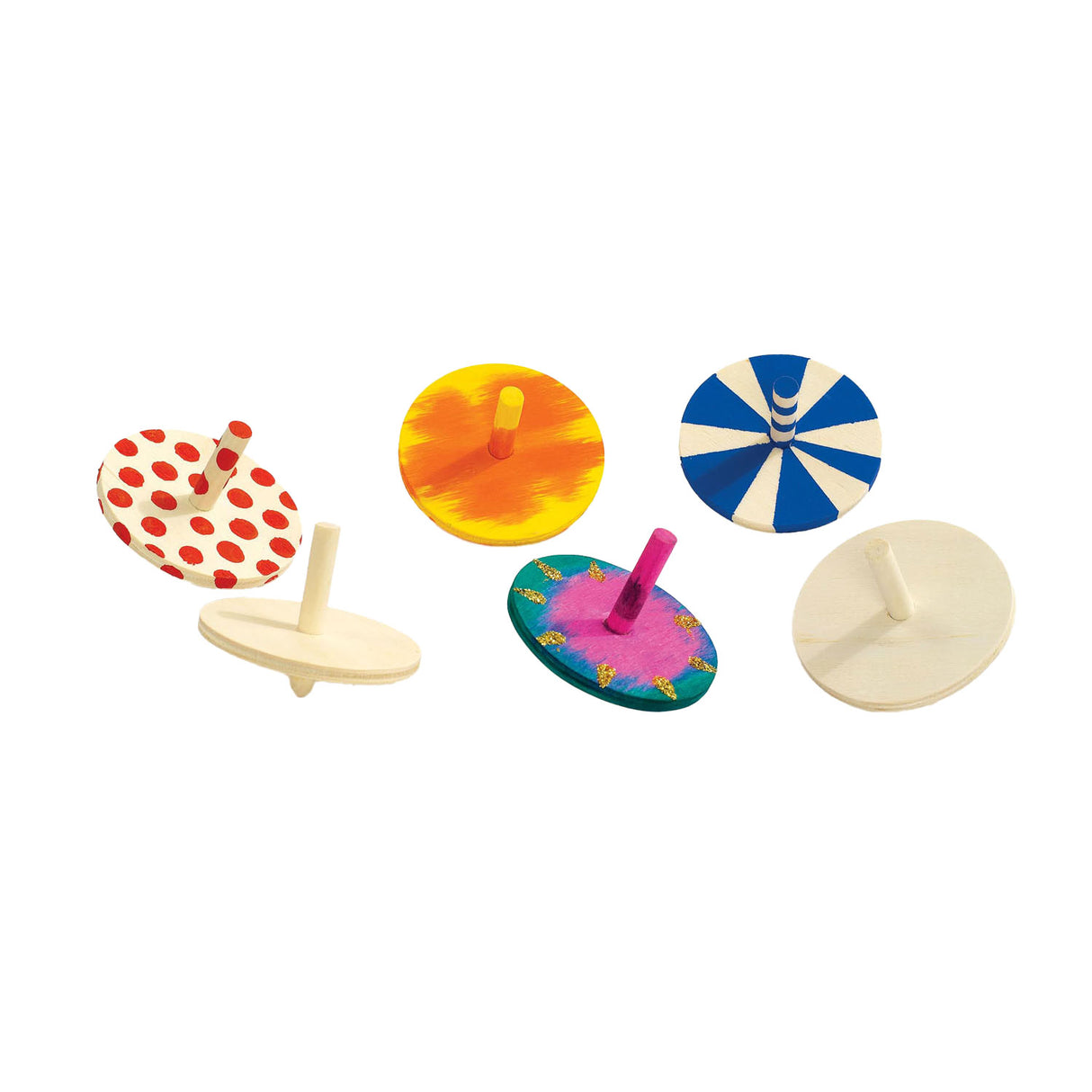 Colorations - Tollen en bois, set ou 24