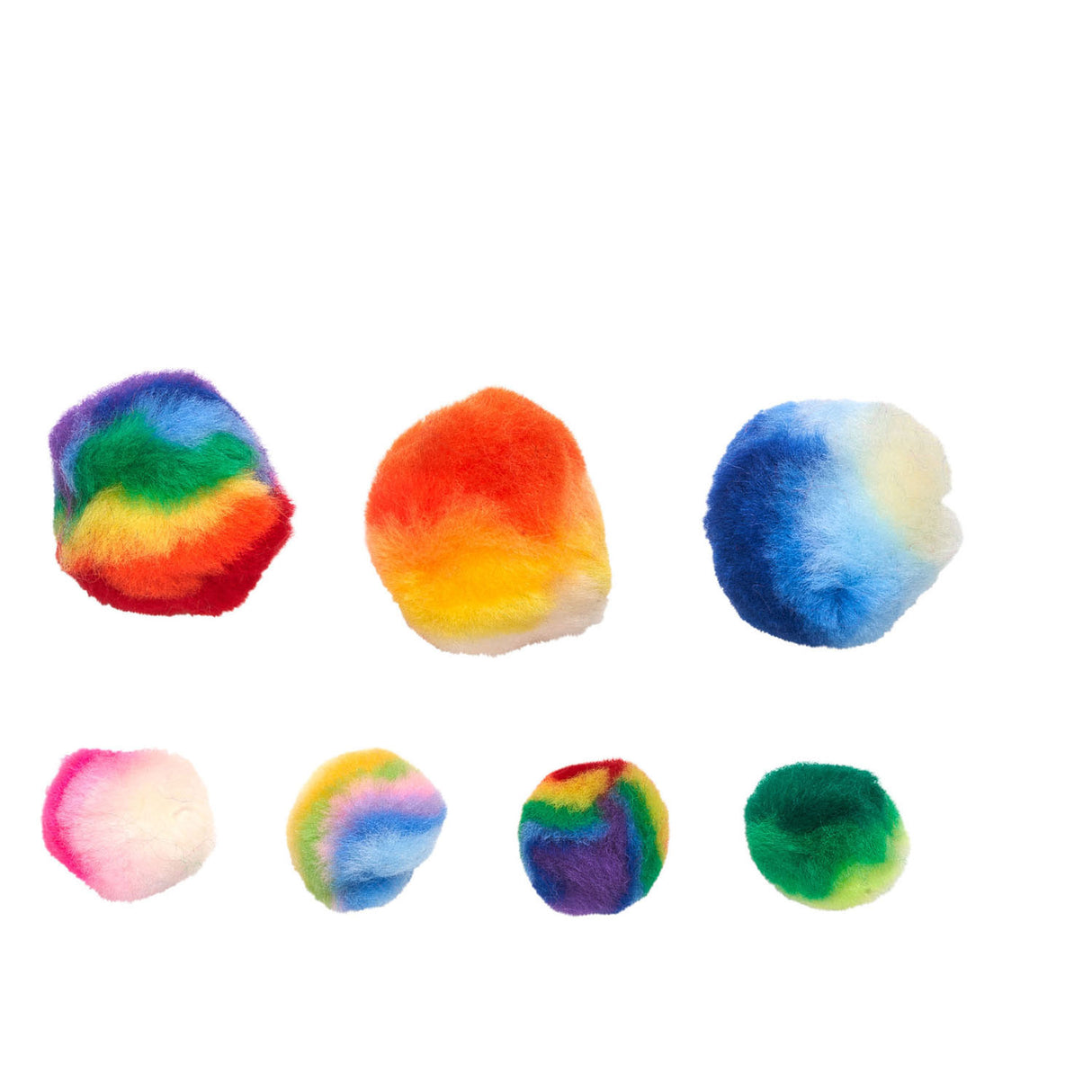 Colorations - Pom de Pom à rayures Regenboog, 180e.