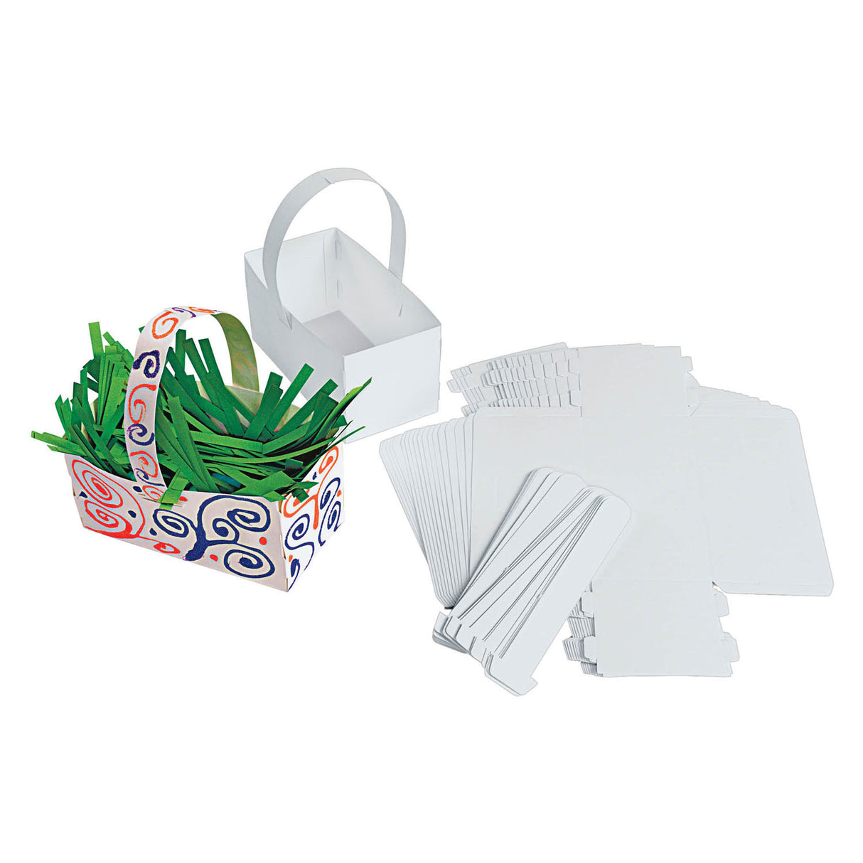 Colorations - Papiers pliables paniers, ensemble de 20