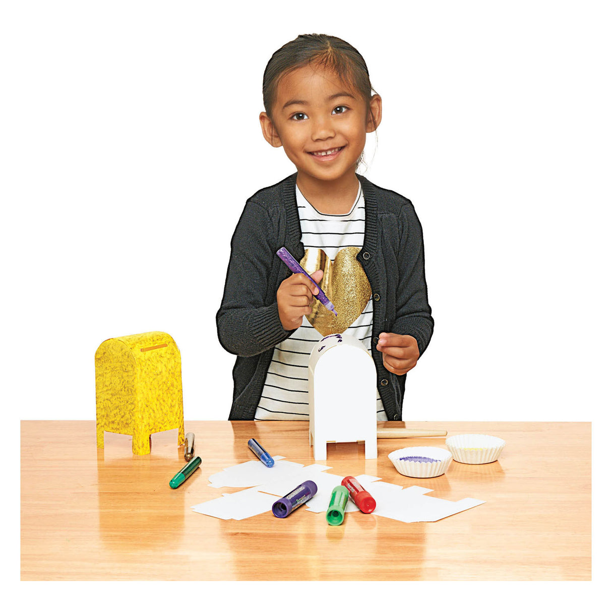 Colorations - boîte aux lettres en papier pliable, ensemble de 20