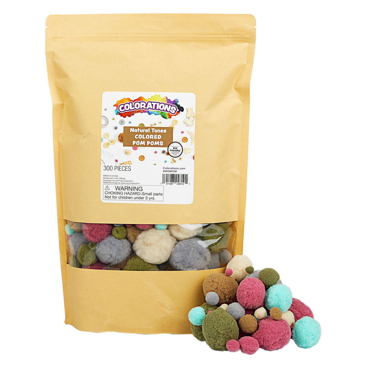 Colorations - Pom Pom's Natural Shades and Color, 300st.