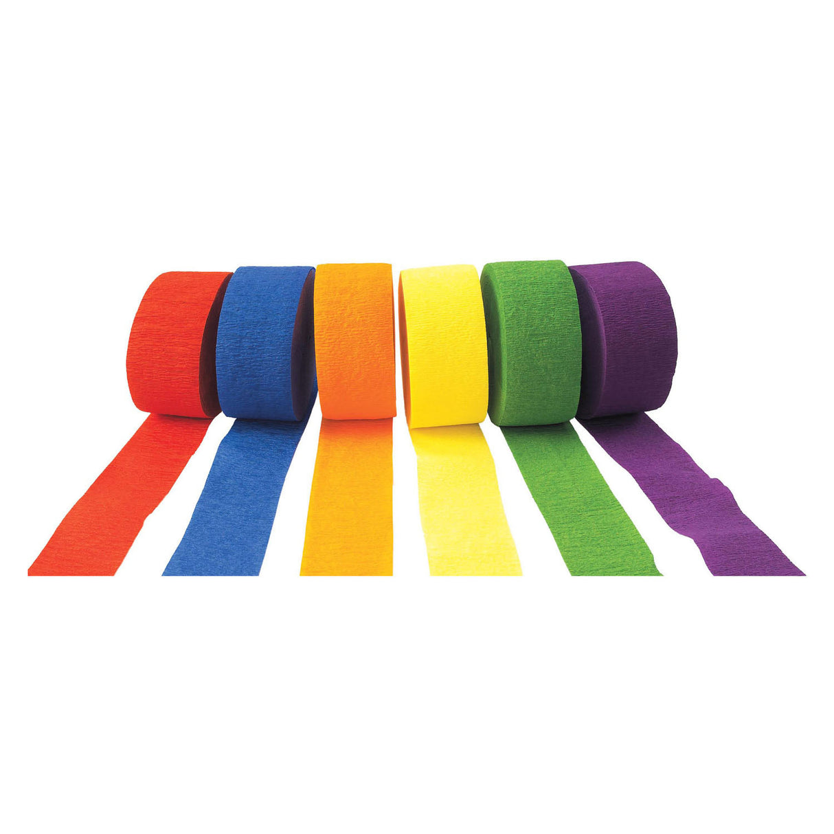 Colorations - Crepe Paper Slingers Set 1, ensemble de 6