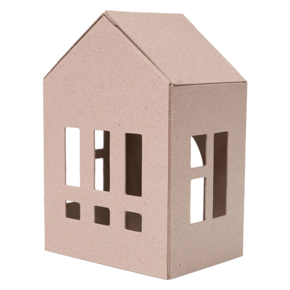 Colorations - maisons en carton dyo, 6 pcs.