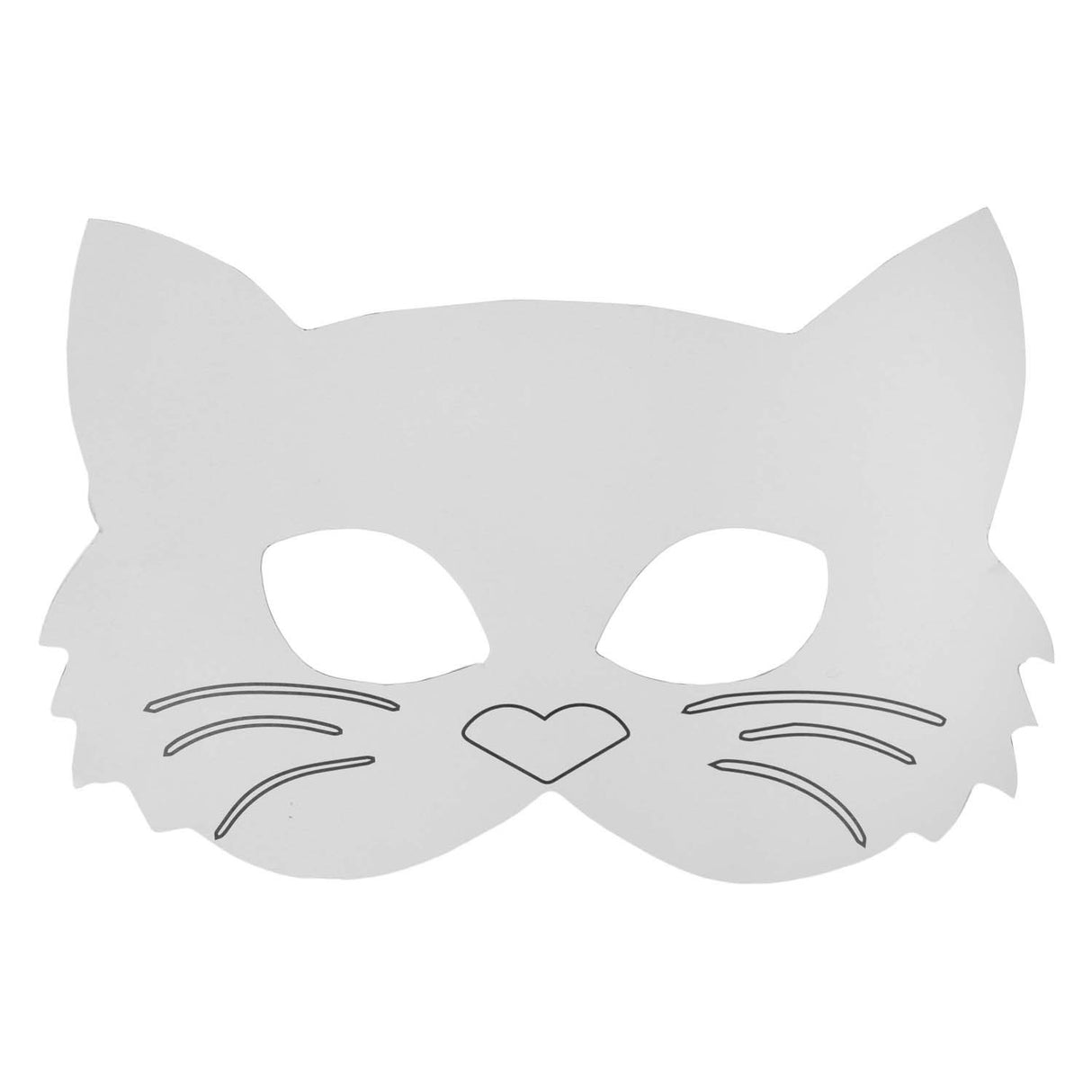 Colorations - masques d'animaux en papier, 16 pcs.