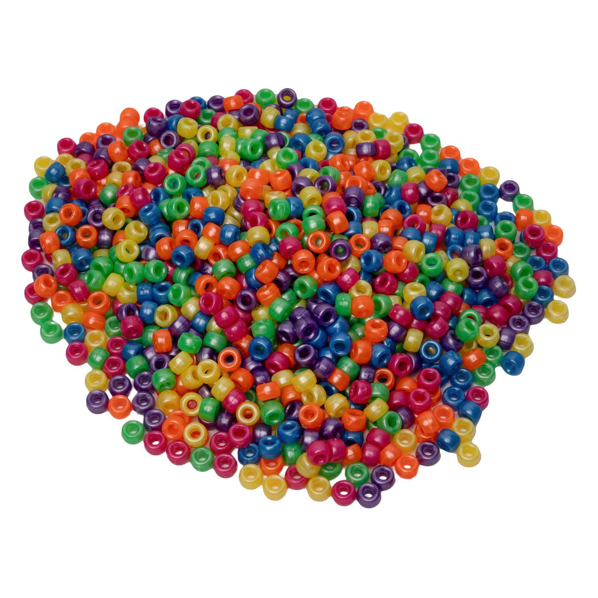 Colorations - perles poney effet nacre 6x9 mm, 1000 pcs.