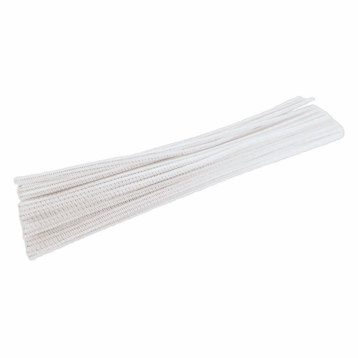 Colorations - fil chenille blanc, 100 pcs.