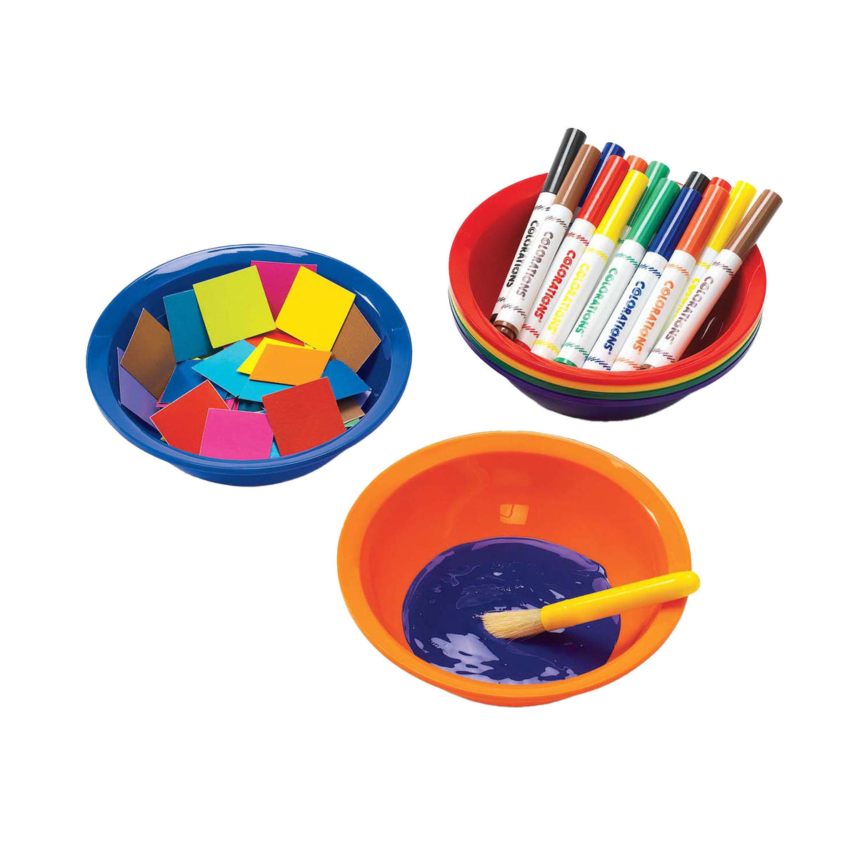 Colorations - bacs à peinture, 6 pcs.