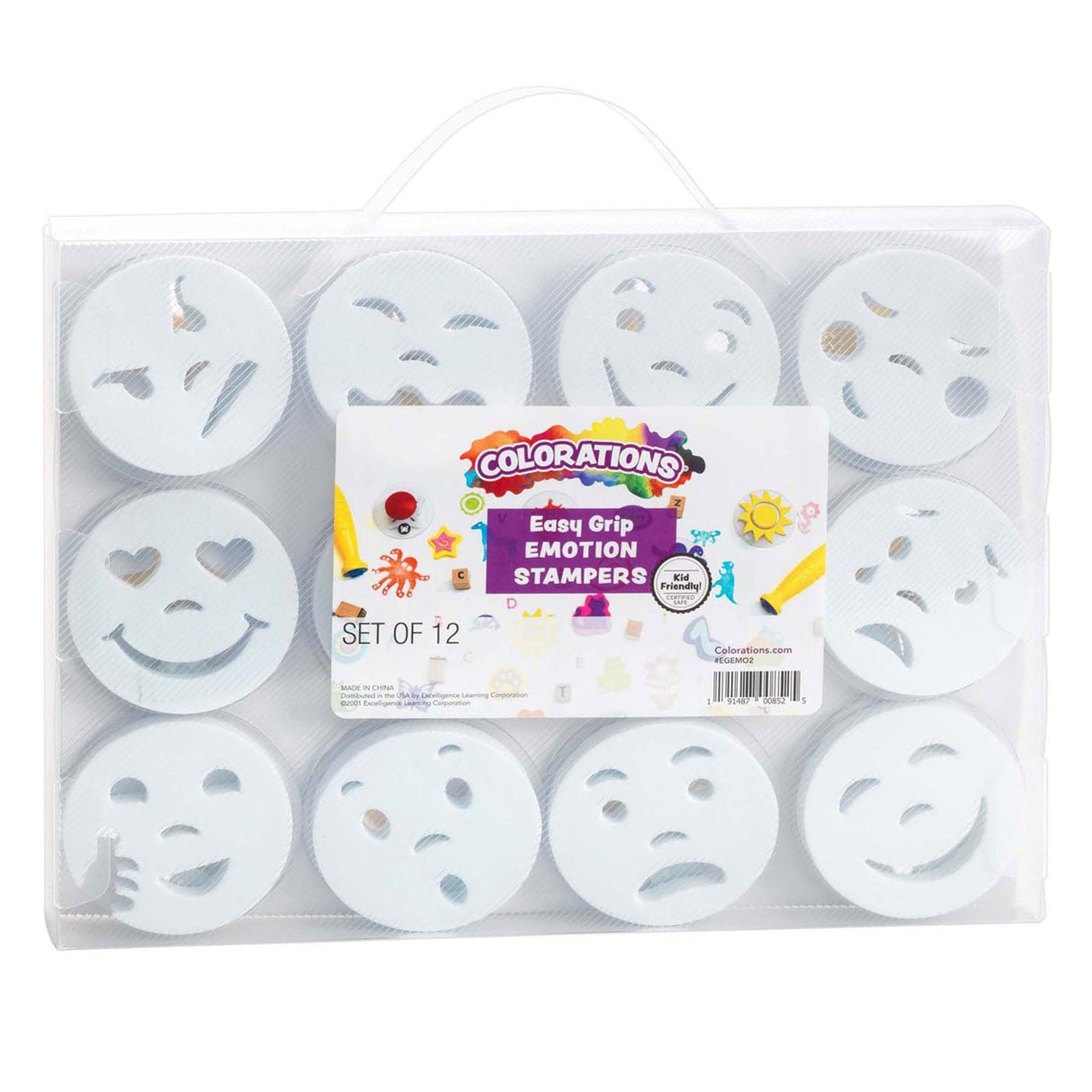 Colorations - tampons émotionnels à prise facile, 12 pcs.