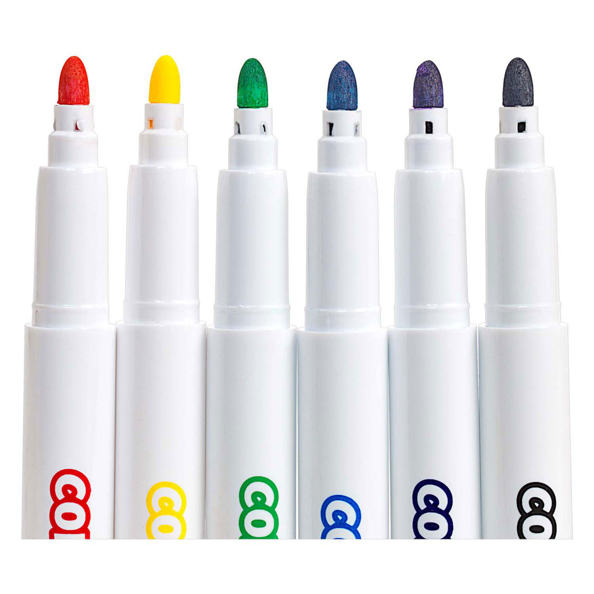 Colorations - feutres textiles couleurs primaires - 6 couleurs