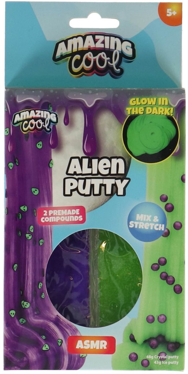 Incroyable mastic cool extraterrestre sable extensible | 6 pièces