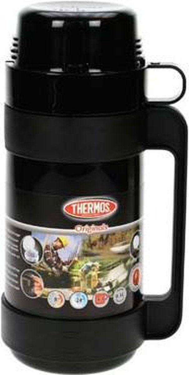 Bouteille isotherme Thermos mondial - 0l5 - noir