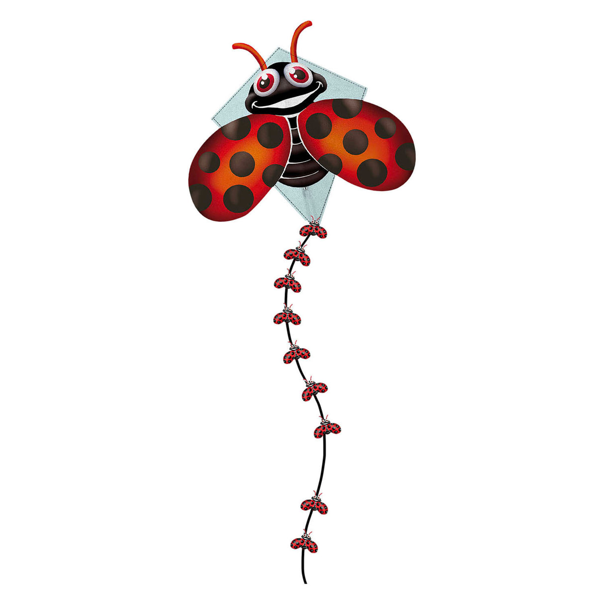 Kites Ready 2 Fly - Pop -Up Nylon Vlieger Lady Beast
