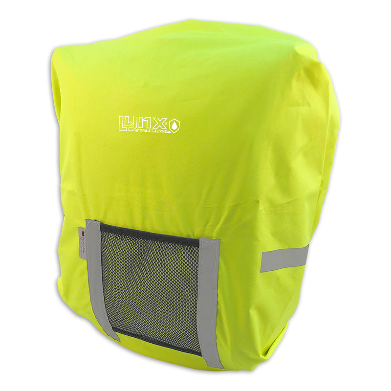 Housse de pluie Lynx pour sacoche de vélo et sac à dos