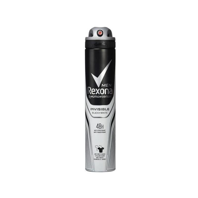Rexona déodorant spray homme 200ml b w invisible