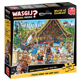 Puzzle original Efteling Wasgij - le monde de Sindbad ! - 1000 pièces.