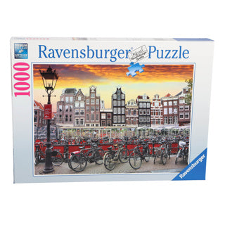 Ravensburger puzzle Amsterdam hangar à vélos 1000 pièces