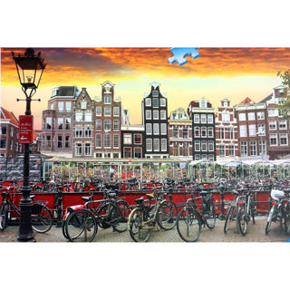 Ravensburger puzzle Amsterdam hangar à vélos 1000 pièces