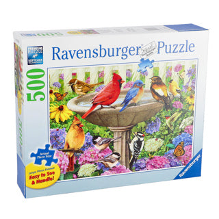 Puzzle Ravensburger au bain d'oiseaux - puzzle - 500 pièces