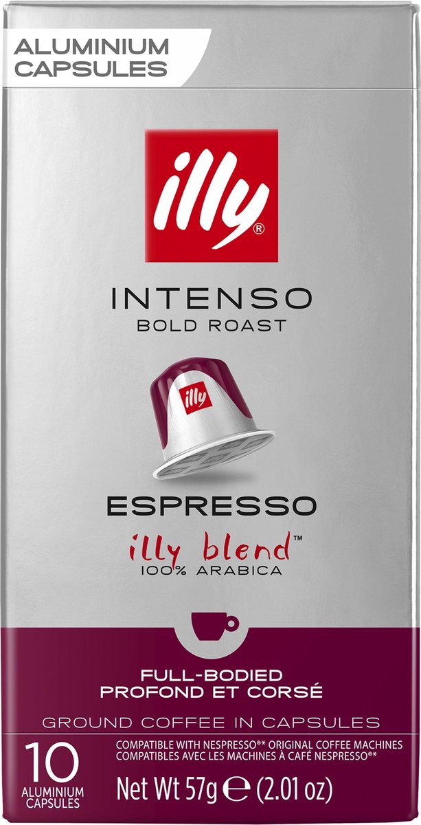 Tasses à café expresso intenso Illy - 10x 10 pièces - 100 tasses à café