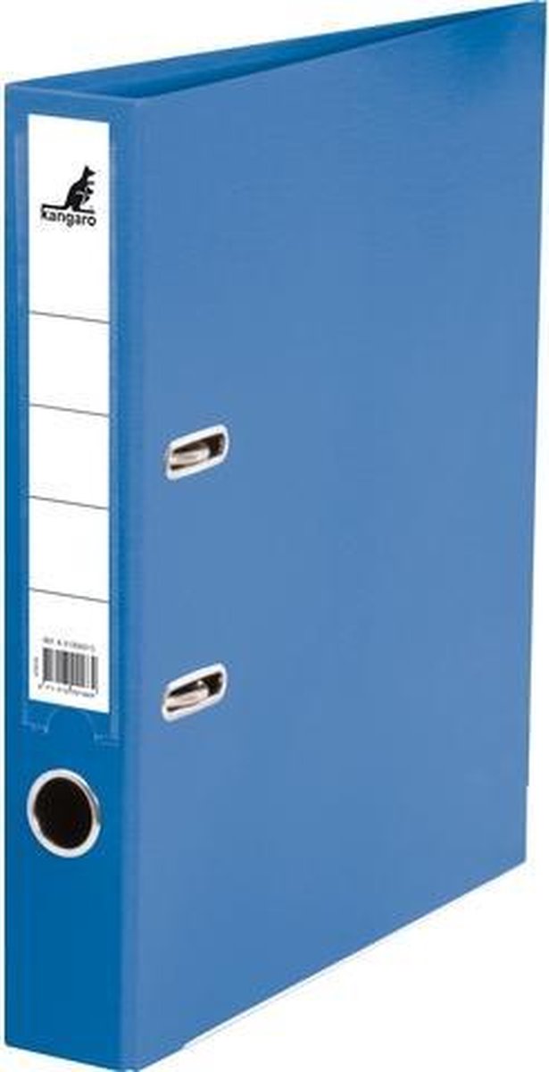 Kangaro ordner - a4 - 2-rings - blauw - rugbreedte 50mm - k-3100k135