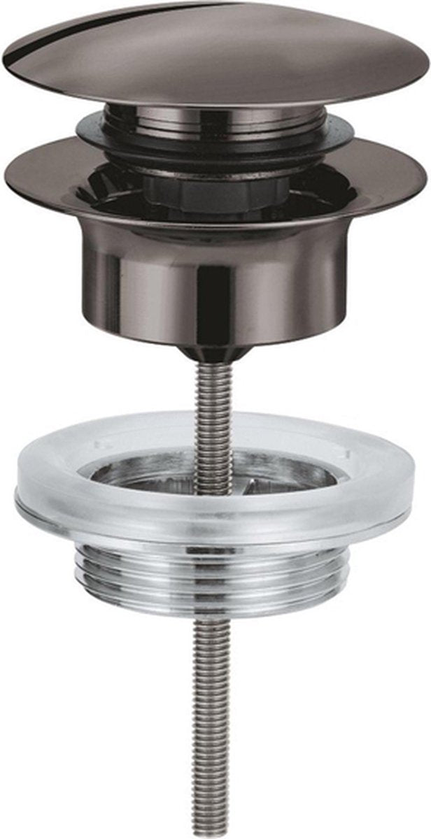 Bonde d'écoulement Grohe push open graphite dur