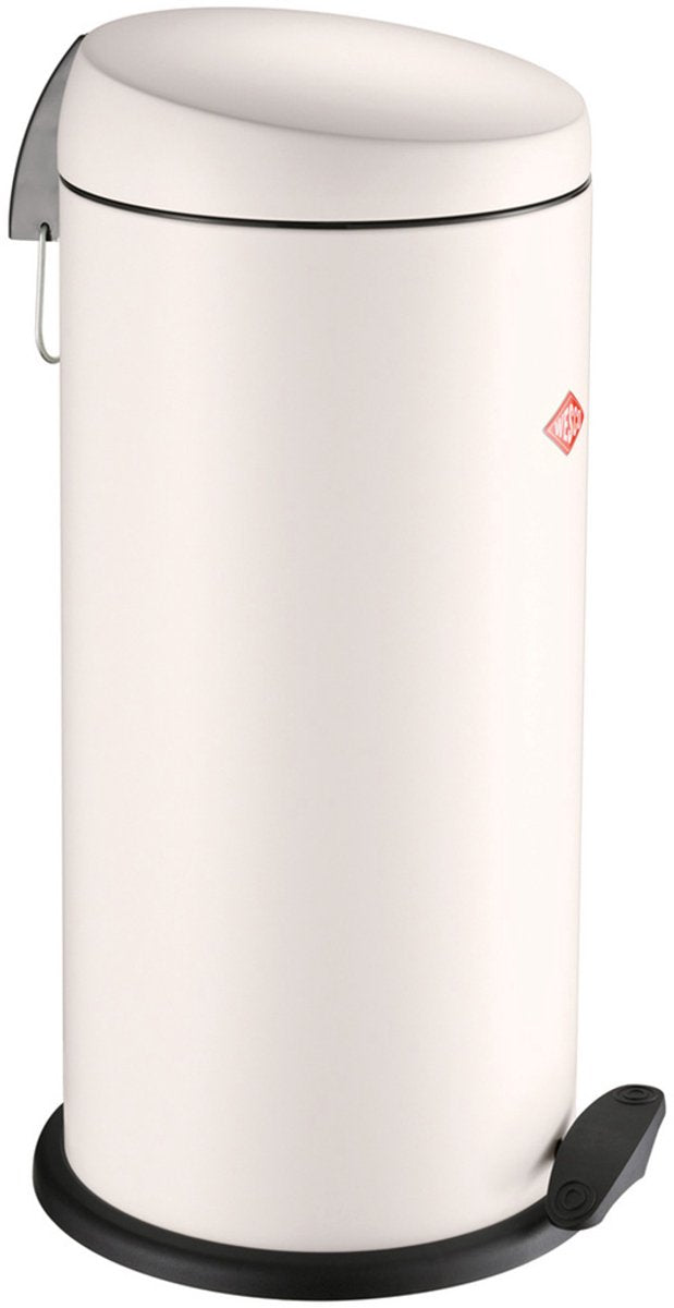 Wesco capboy maxi poubelle | poubelle à pédale | 22 litres | métal - sable mat | poubelle - fabriquée en Allemagne