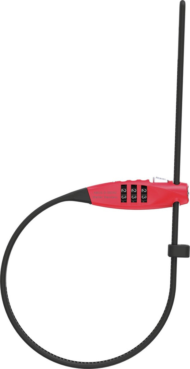 Abus combiflex de voyage de voyage rouge
