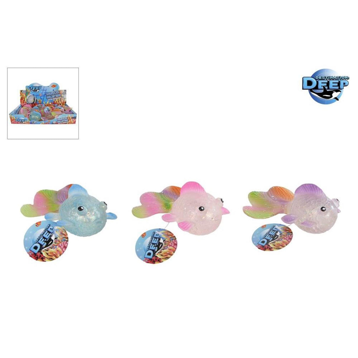 Propreser les commotions cérébrales du poisson APPUTY COULEUR 6 cm