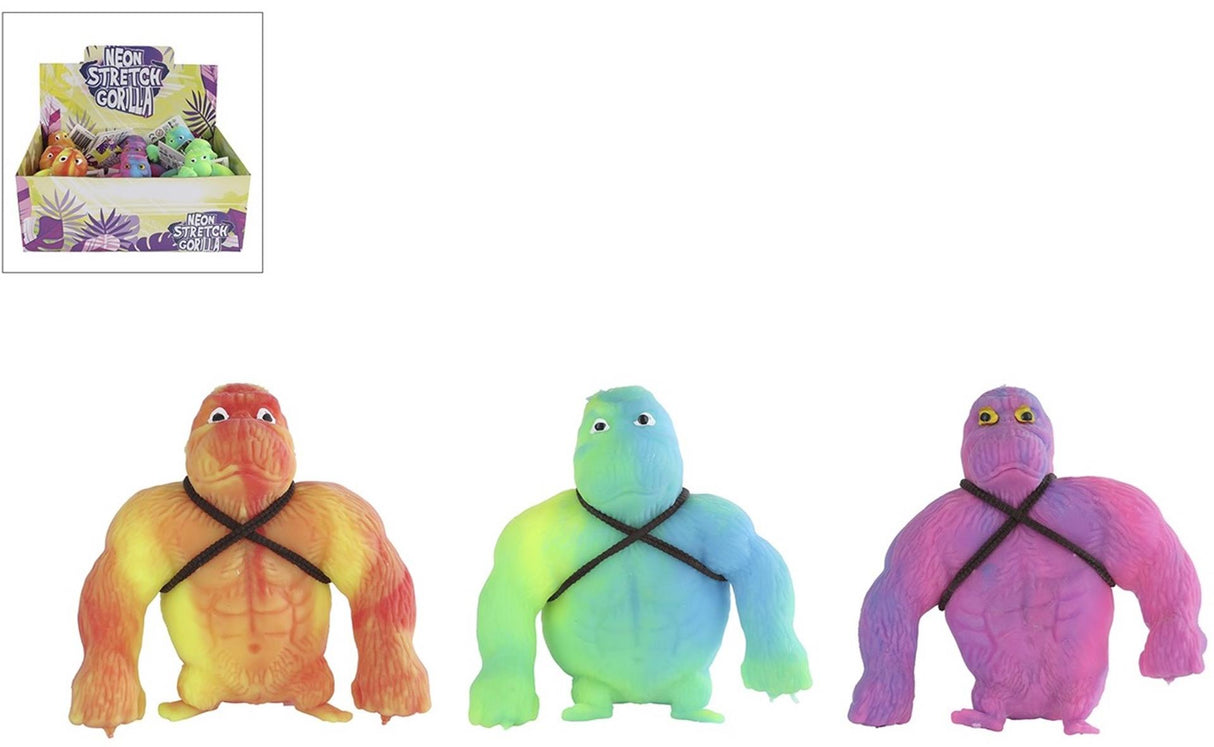 Gorille super stretch multicolore 12cm