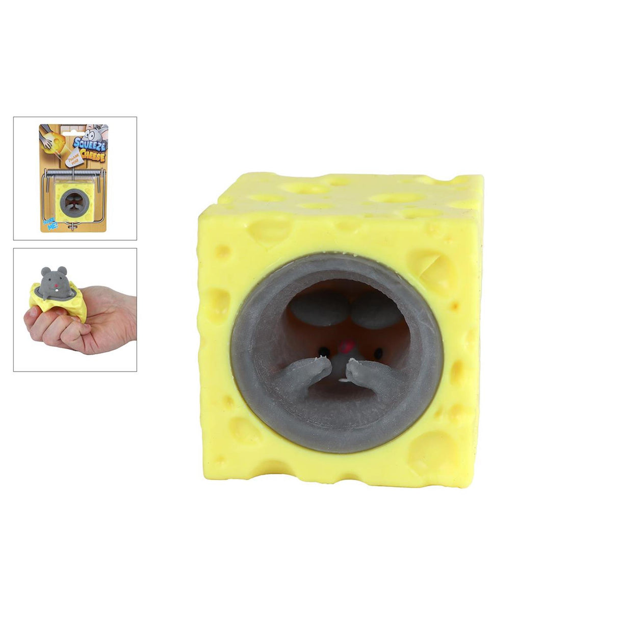 Presse-fromage pop-up souris 5cm 3 assortis