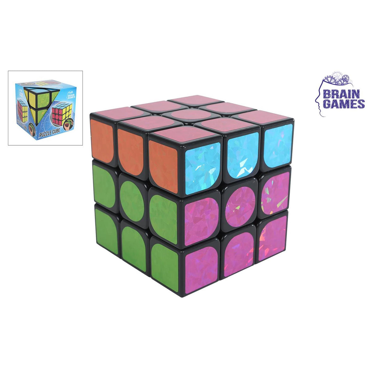 Cube de puzzle de jeux de réflexion 10cm