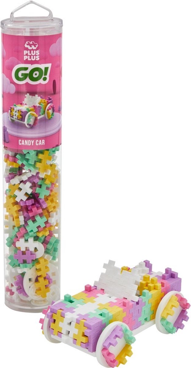 Plus plus bonbons pour voiture en tube plus-plus : 200 pièces (4258)