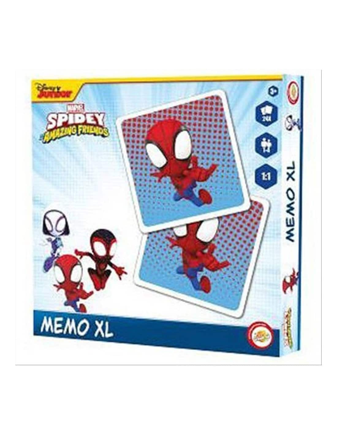 Intro marvel spidey incroyable jeu de mémo amis xl 24 pièces