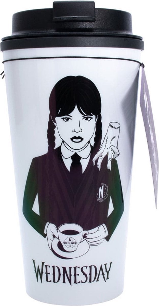 Mercredi singe fou - tasse à café thermo (450ml)