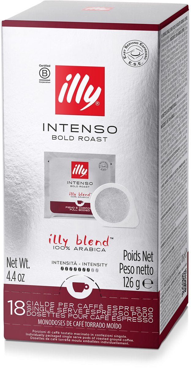 Illy - e.s.e. portions intenses 12 x 18 pièces