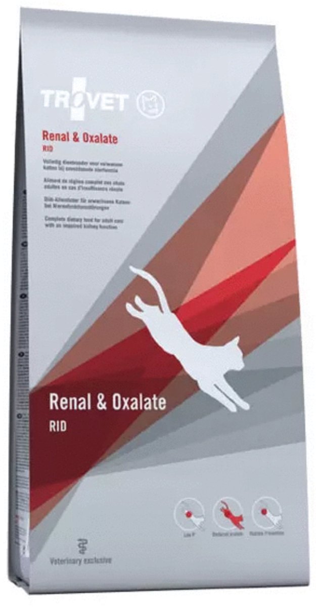 0 0 trovet rid oxalate rénal chat - nourriture diététique pour chat - 2,5 kg