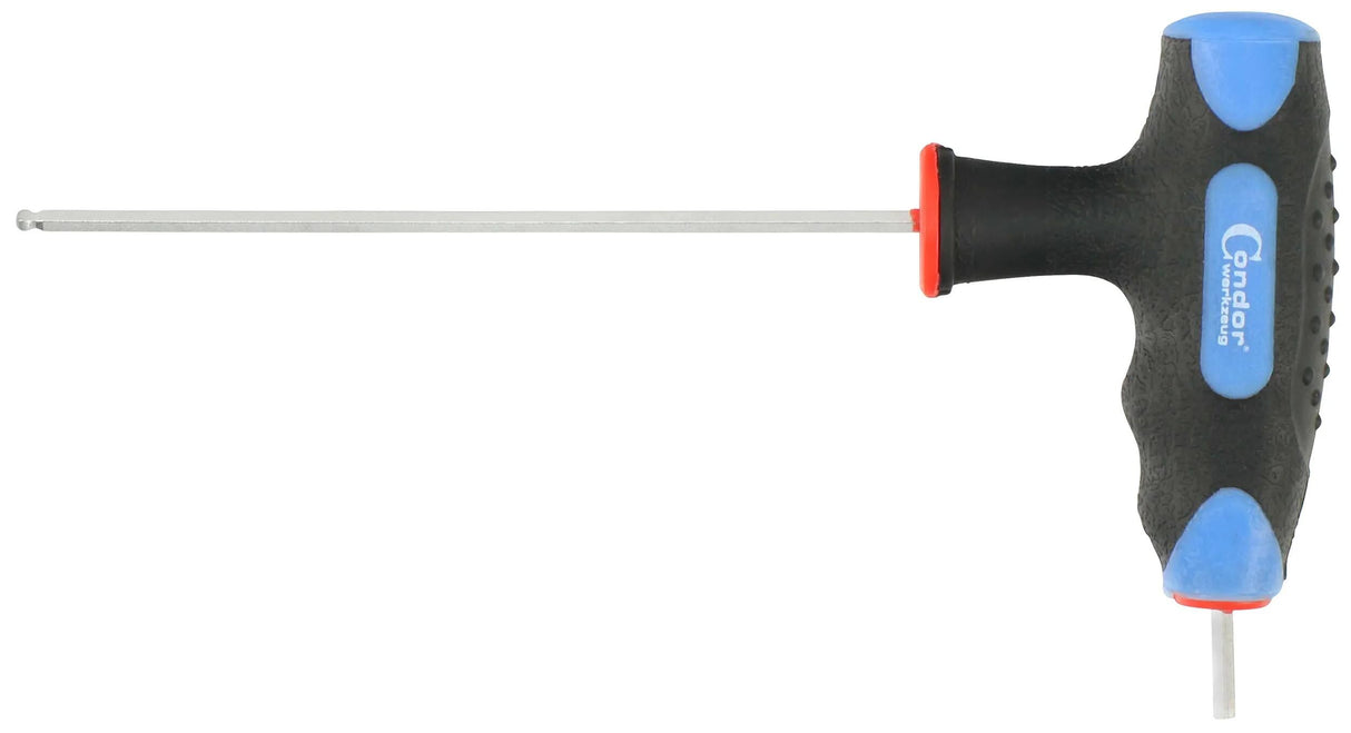 Tournevis Condor 11192 à six pans intérieurs, poignée en T 2,5 mm