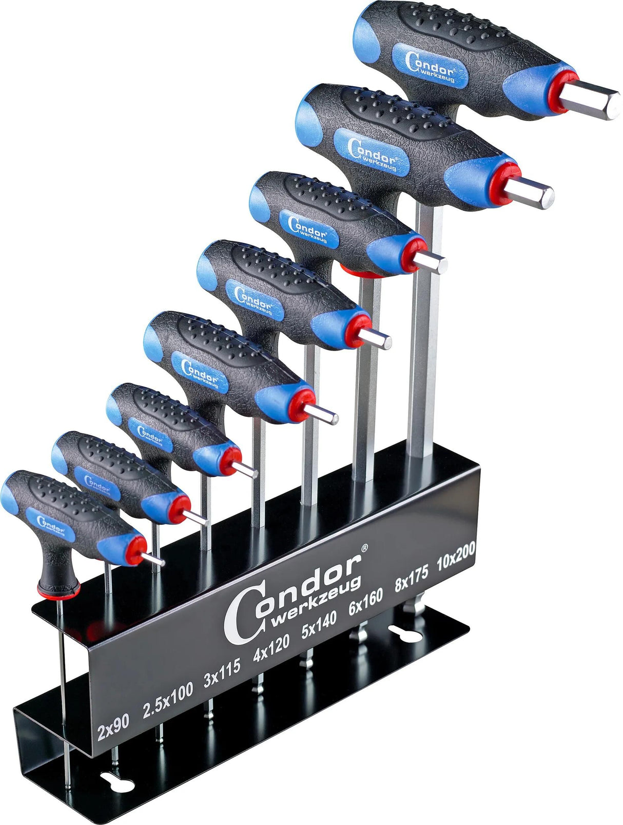 Jeu de tournevis Condor 1119 jeux de tournevis 8 pièces à l'intérieur-6ct. 2-10mm