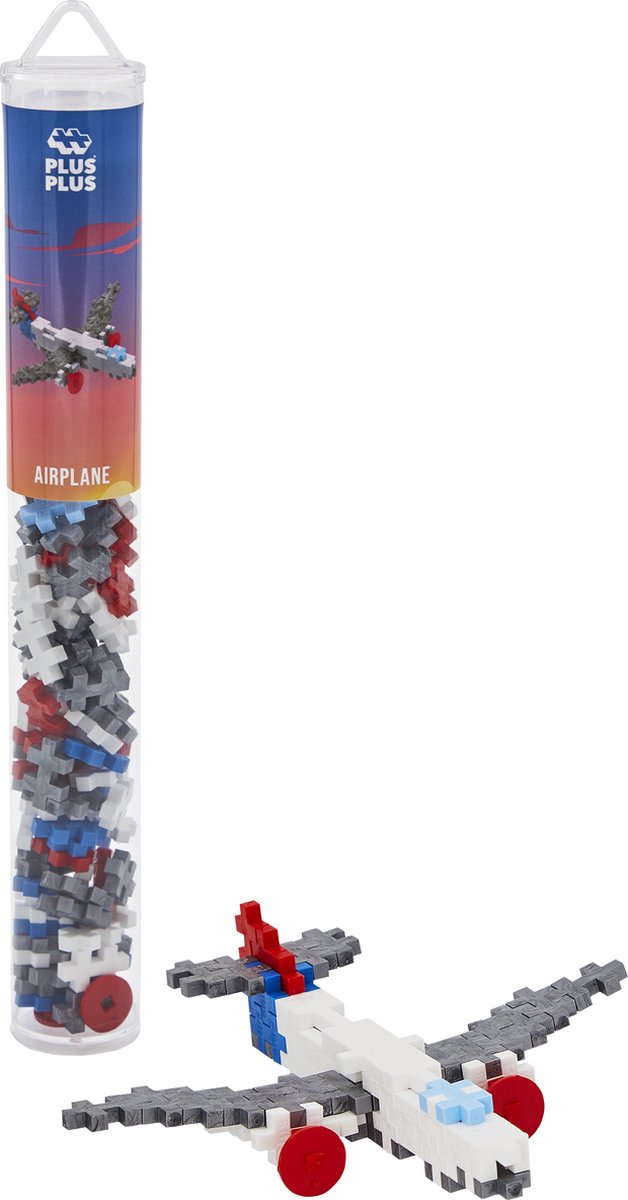 Avion à tube Plus Plus Plus-Plus : 100 pièces (4284)