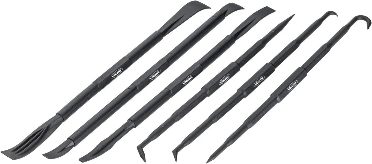 Jeu de leviers de déverrouillage Vigor V6952 Mini jeu de leviers de retrait 6 pièces.